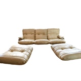 MARSALA SOFA WITH TWO FOOT RESTS BY MICHEL DUCAROY